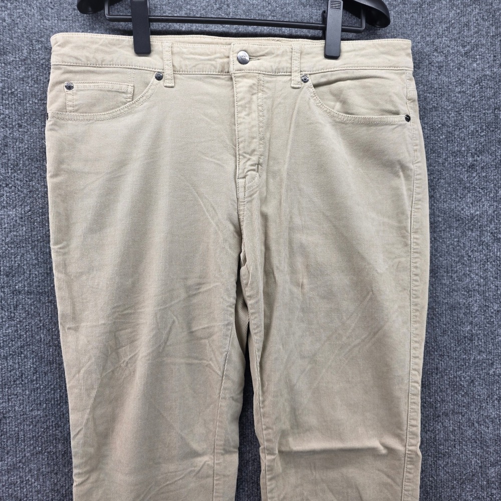 Peter Millar Mens Corduroy Pants Beige 5-Pocket MF18B29 Size 35